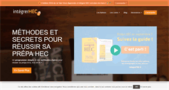 Desktop Screenshot of integrerhec.fr