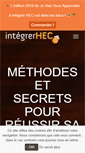 Mobile Screenshot of integrerhec.fr